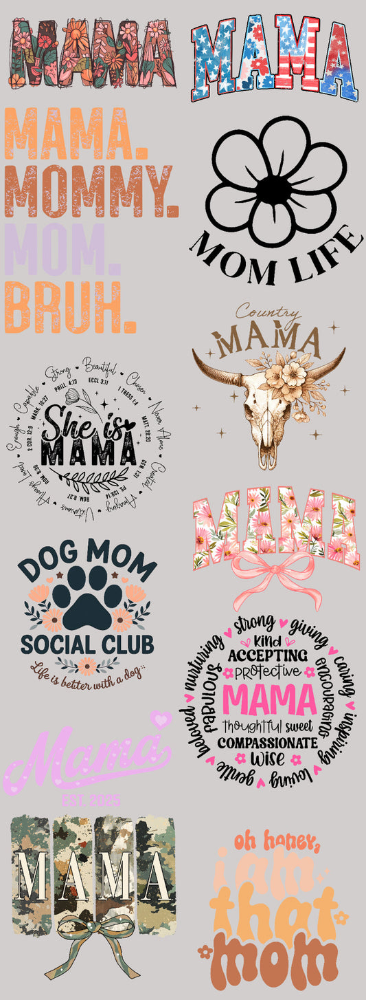 Mom-2 60 inch Premade gang sheet