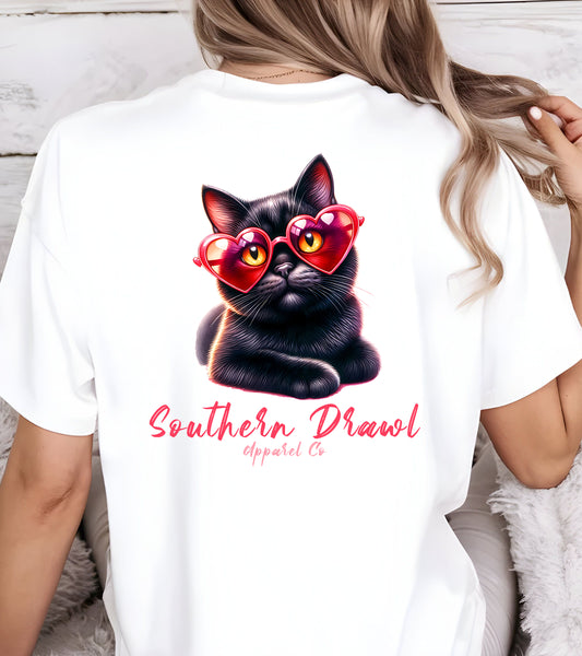SD Valentines Day Cat Heart Glasses