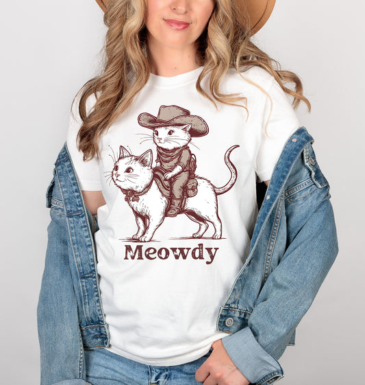 Meowdy Tee