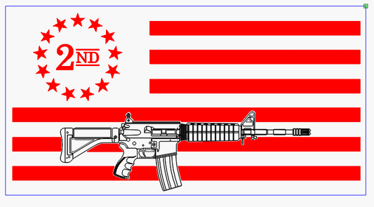 Hat 2nd Amendment flag