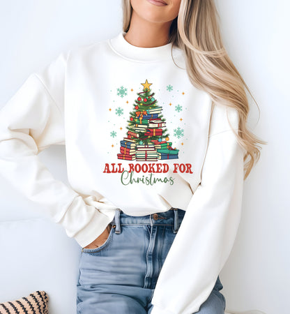 Christmas All Booked for Christmas Sweatshirt