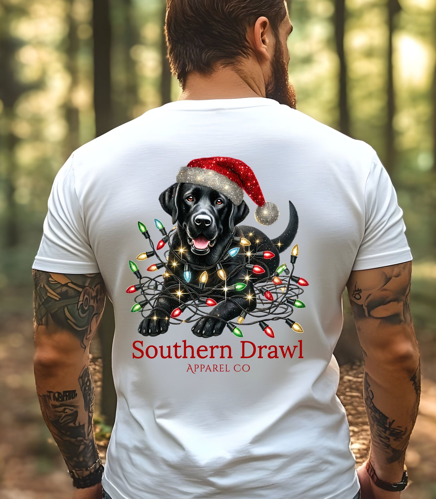 SD Christmas Black Lab