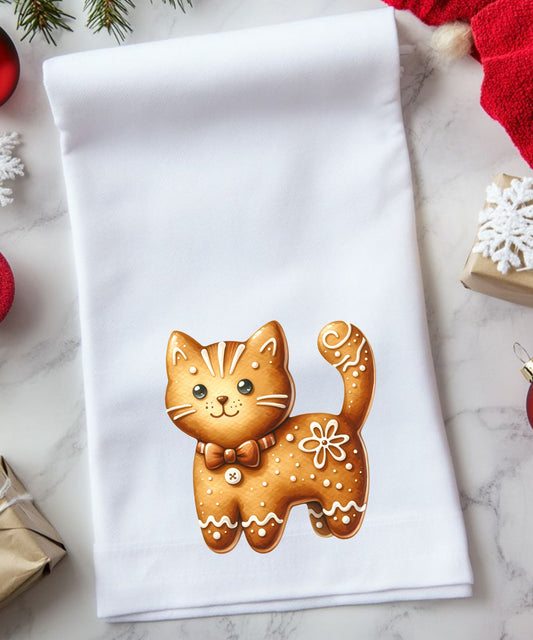 Gingerbread Flour Sack Hand Towel