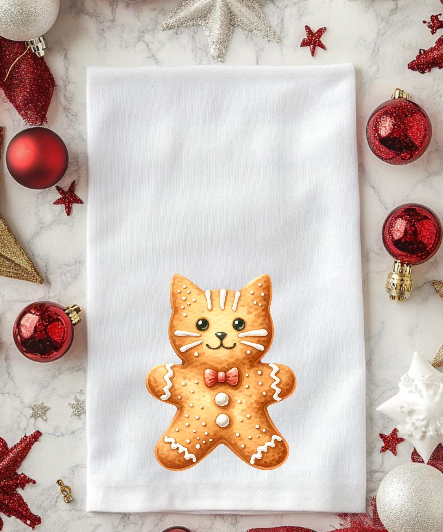 Gingerbread Flour Sack Hand Towel