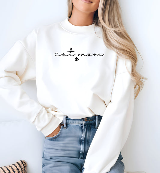 Cat mom sweatshirt