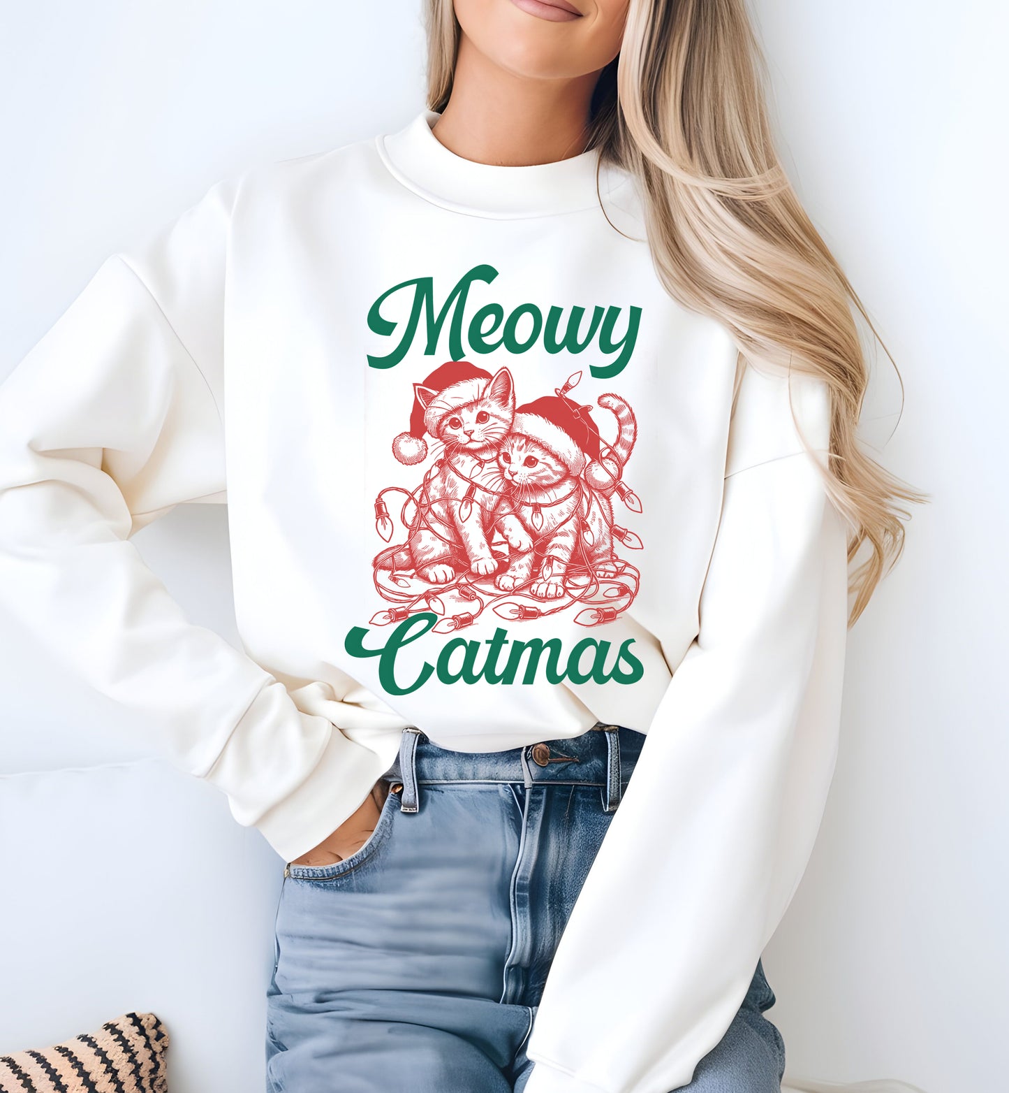 Christmas Catmas sweatshirt