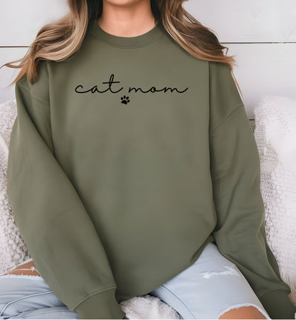 Cat mom sweatshirt