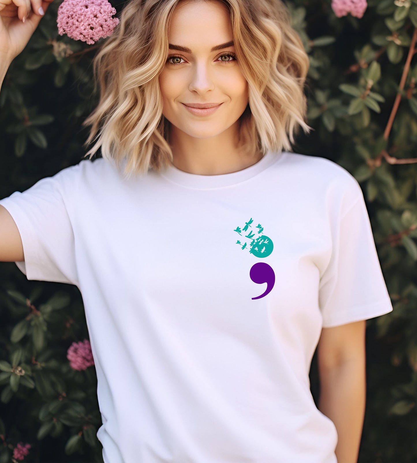 Be Here Tomorrrow Graphic Print Tshirt