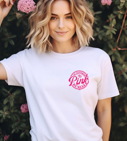 In October We Wear Pink Tee