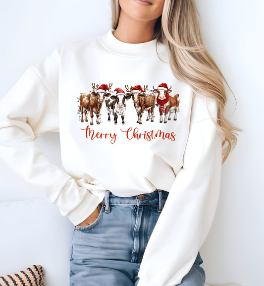 Christmas Cows