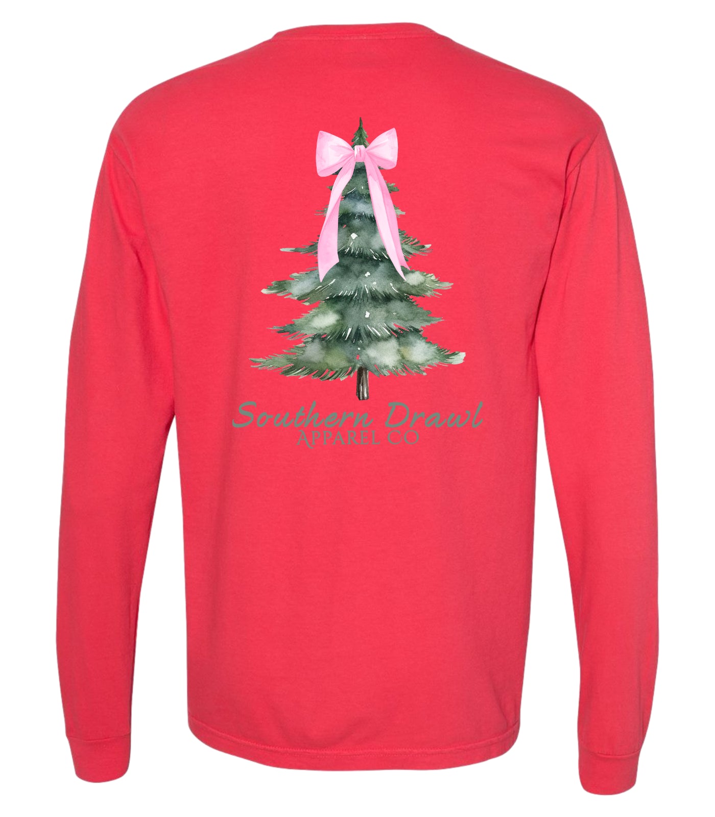 SD Christmas Tree Pink Bow