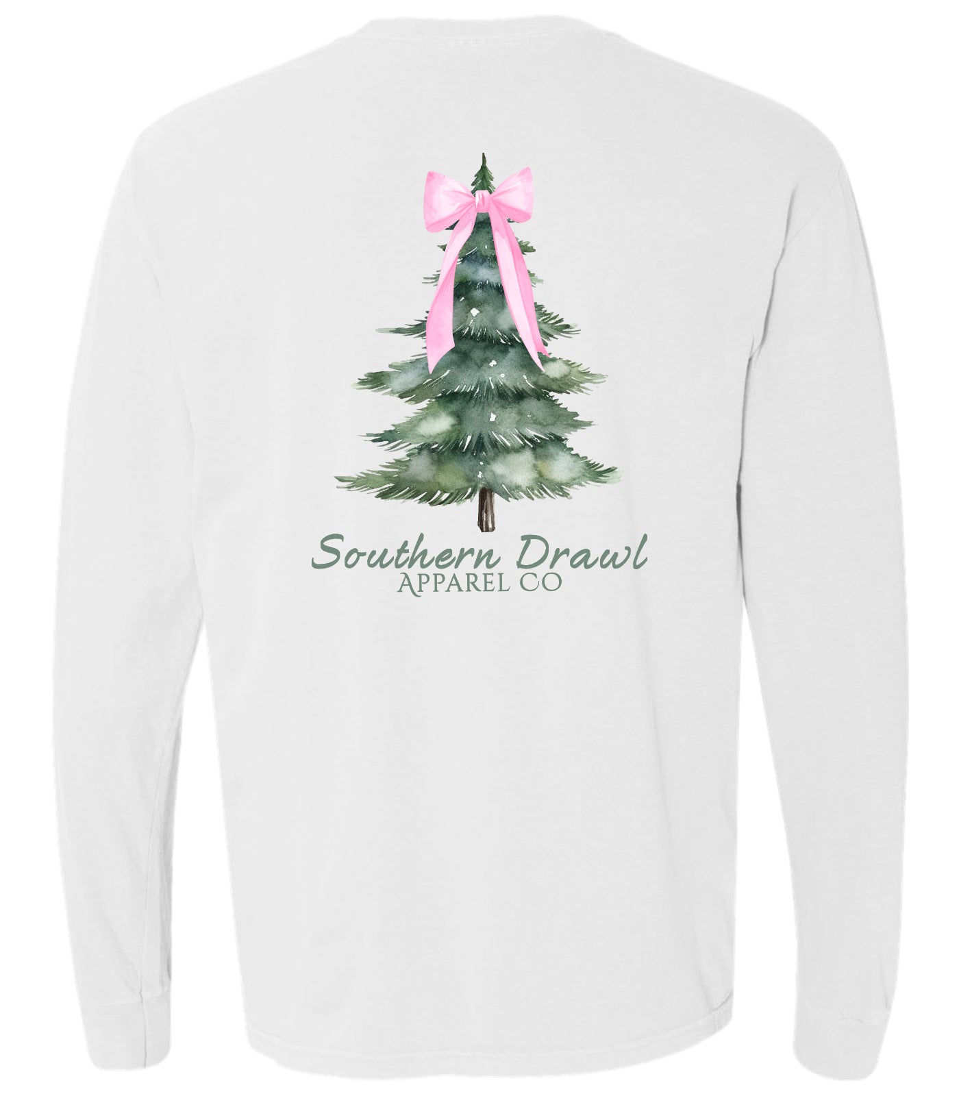 SD Christmas Tree Pink Bow