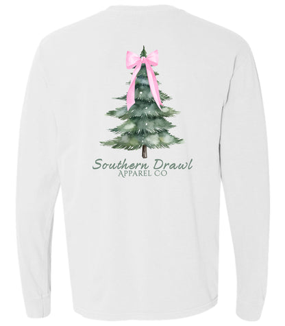 SD Christmas Tree Pink Bow