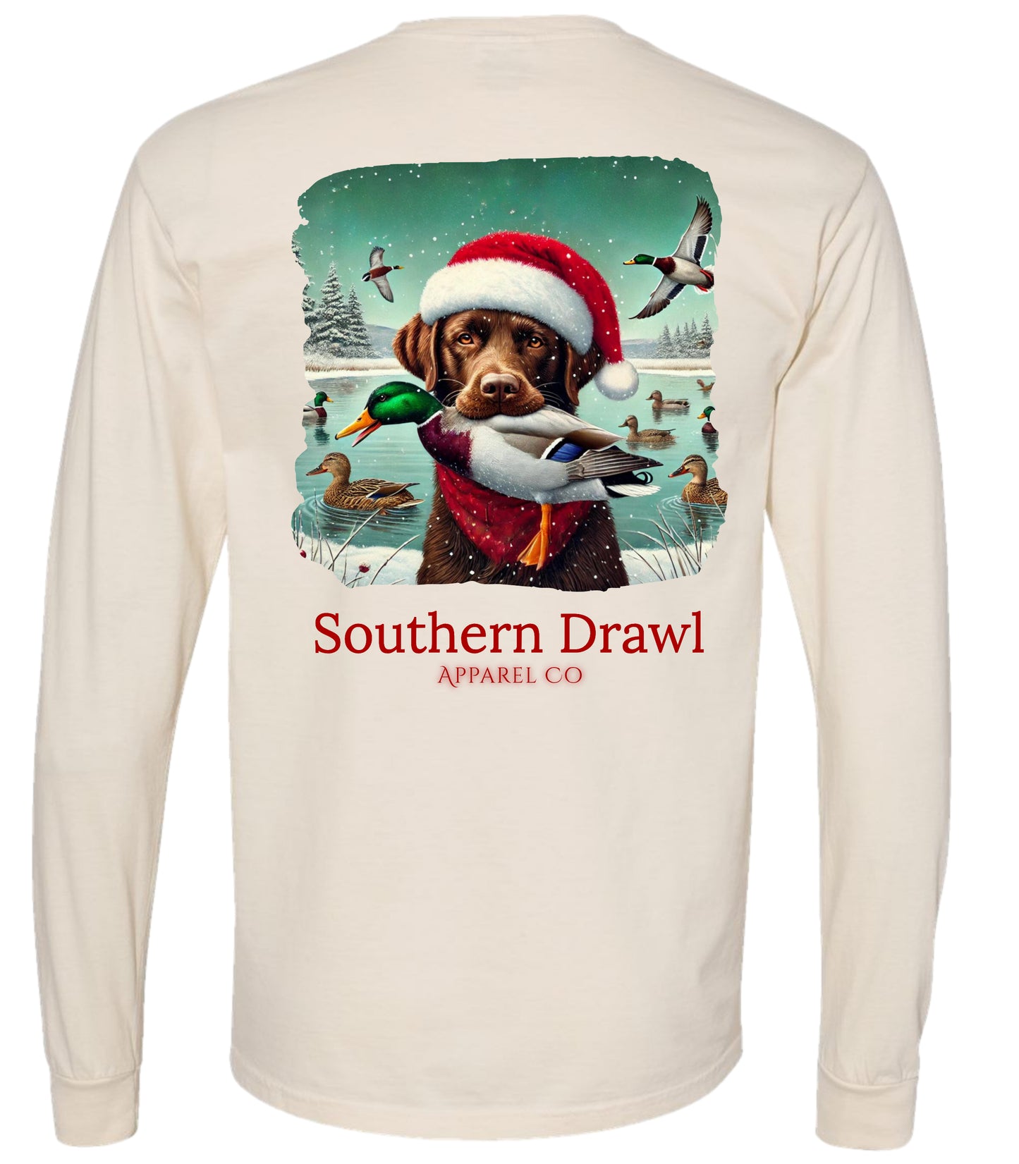 SD Christmas Duck and lab