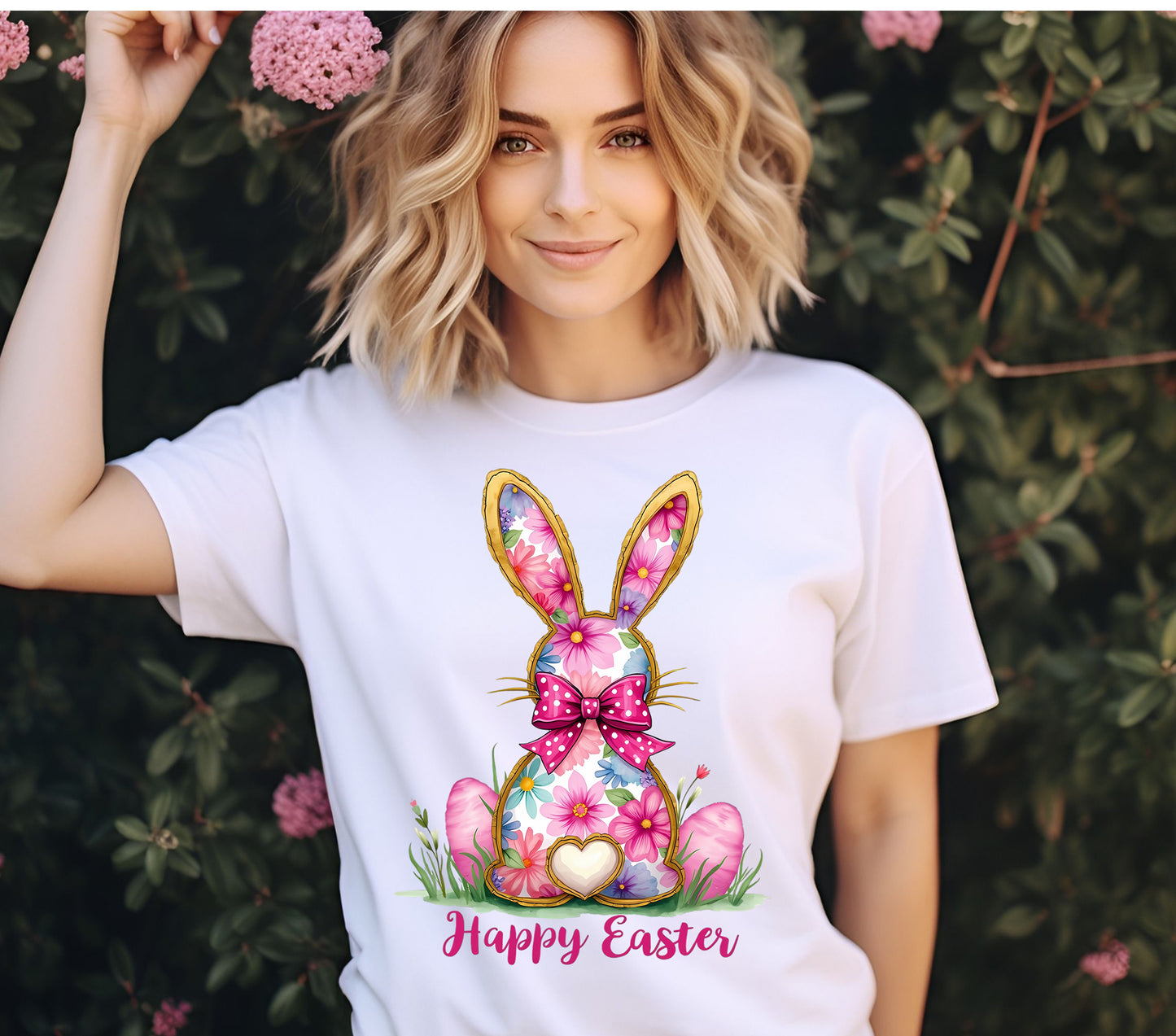 Easter Bunny Coquette Tee