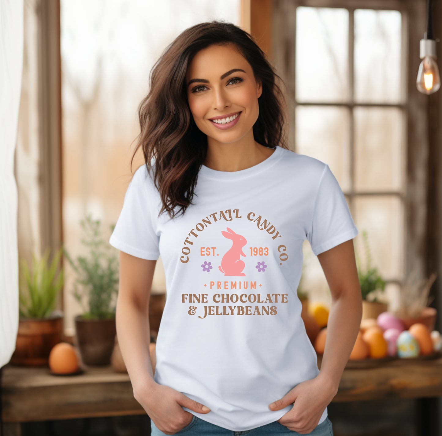 Easter Cottontail Candy Co Tee