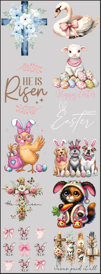 Easter 60 inch Premade gang sheet