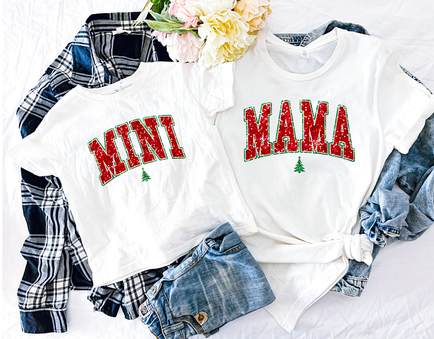 Christmas Mama mini red