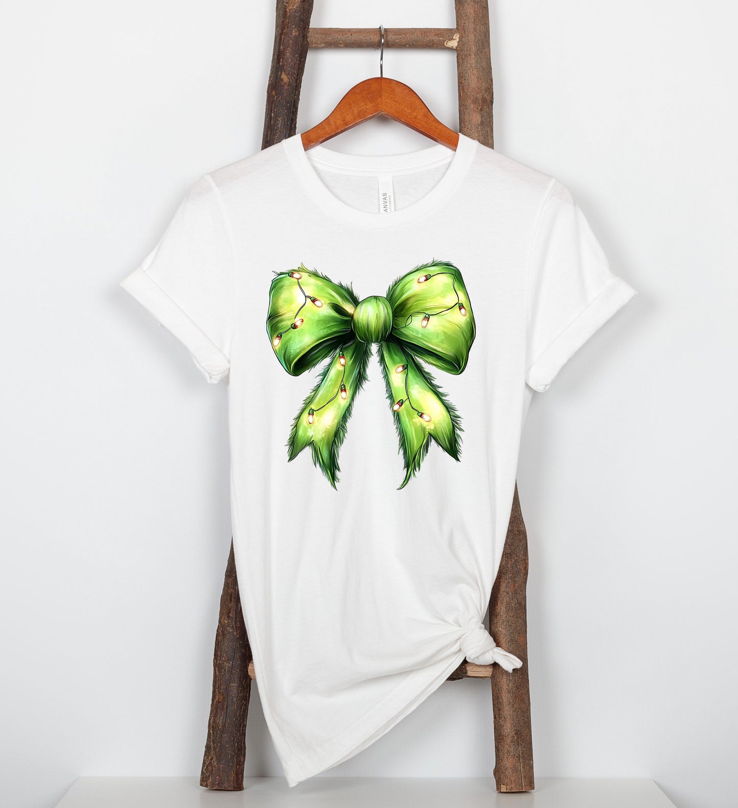 Christmas Grinch Bow sweatshirt