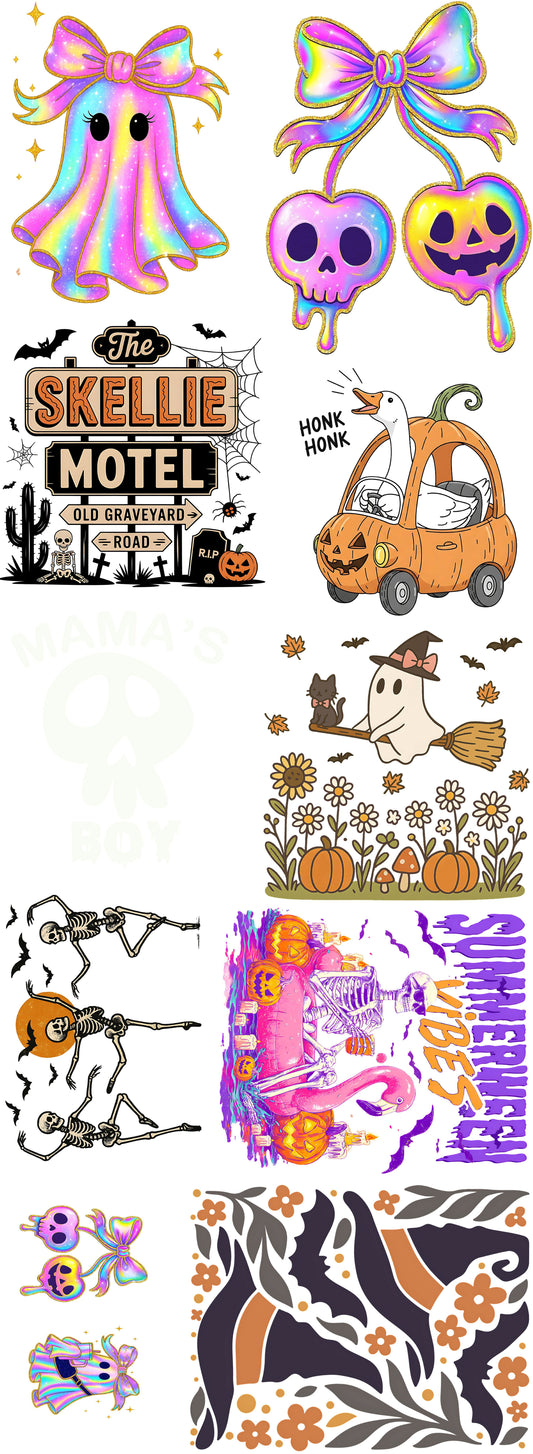 22x60 Premade Halloween Gangsheet 2