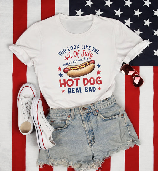 Makes me Want a Hotdog Real Bad Tee
