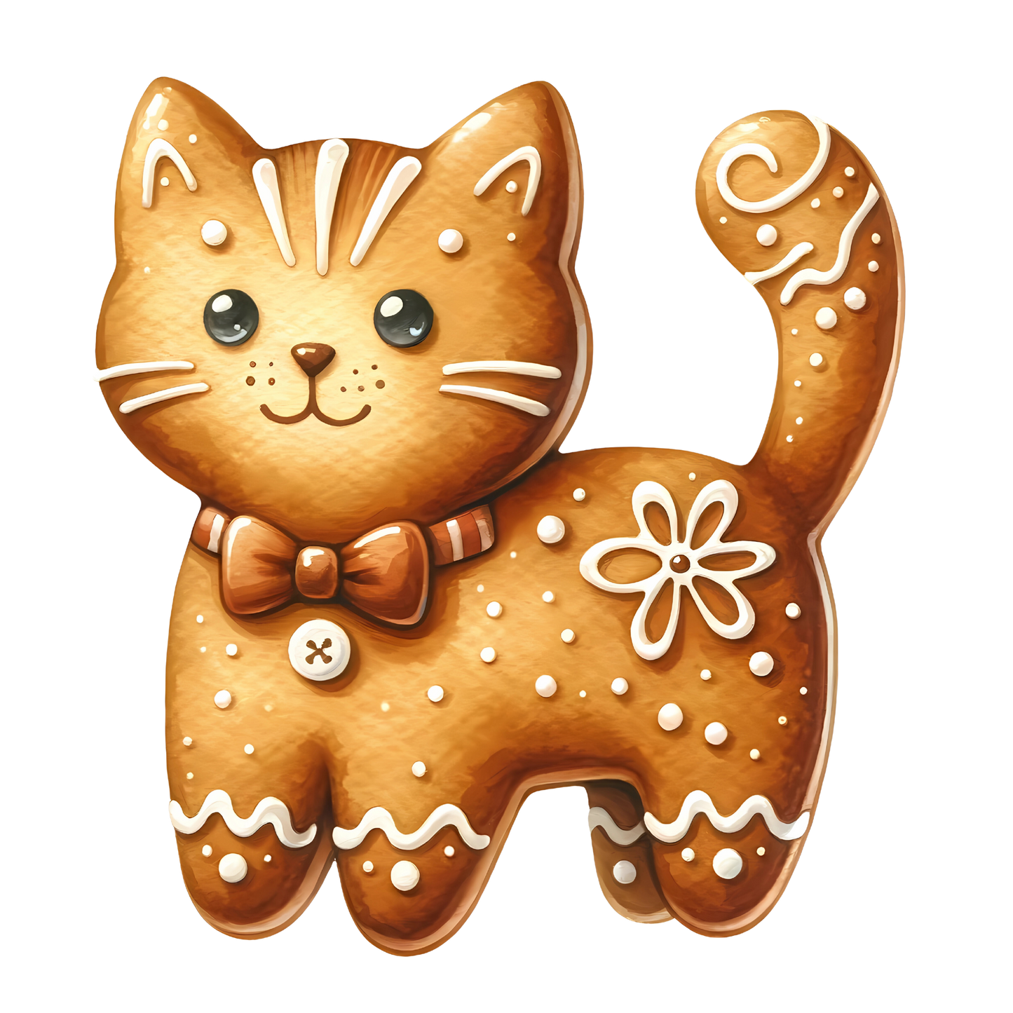 Gingerbread Flour Sack Hand Towel