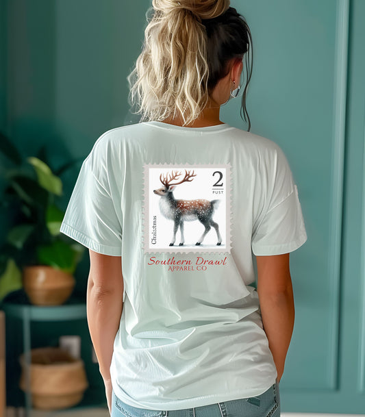 SD Christmas Reindeer Stamp 2