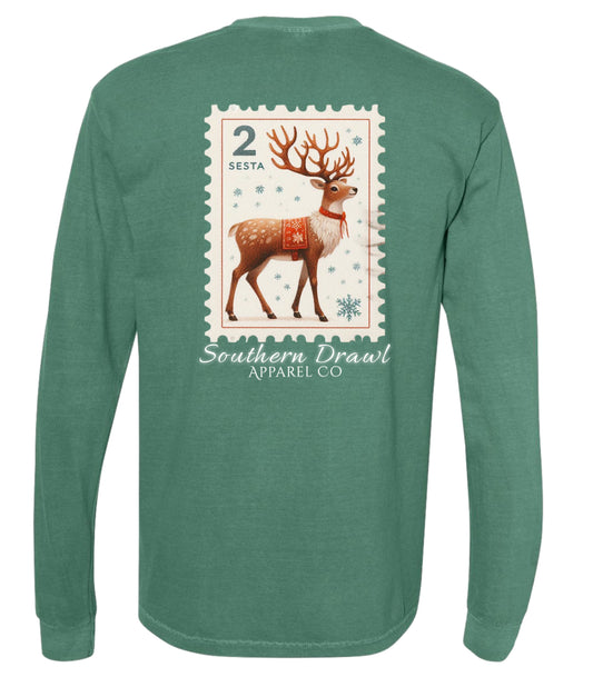 SD Christmas Reindeer Stamp