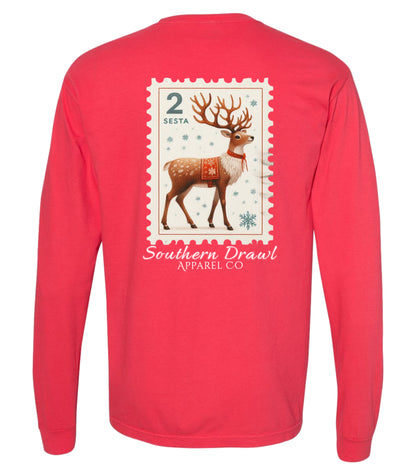 SD Christmas Reindeer Stamp