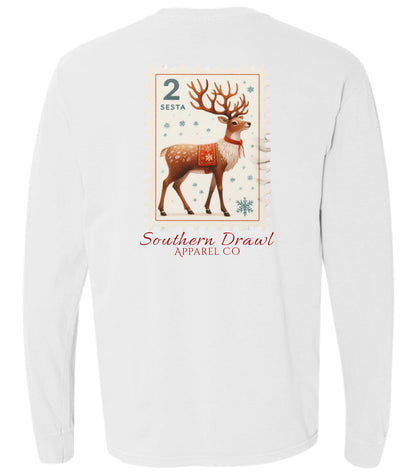 SD Christmas Reindeer Stamp