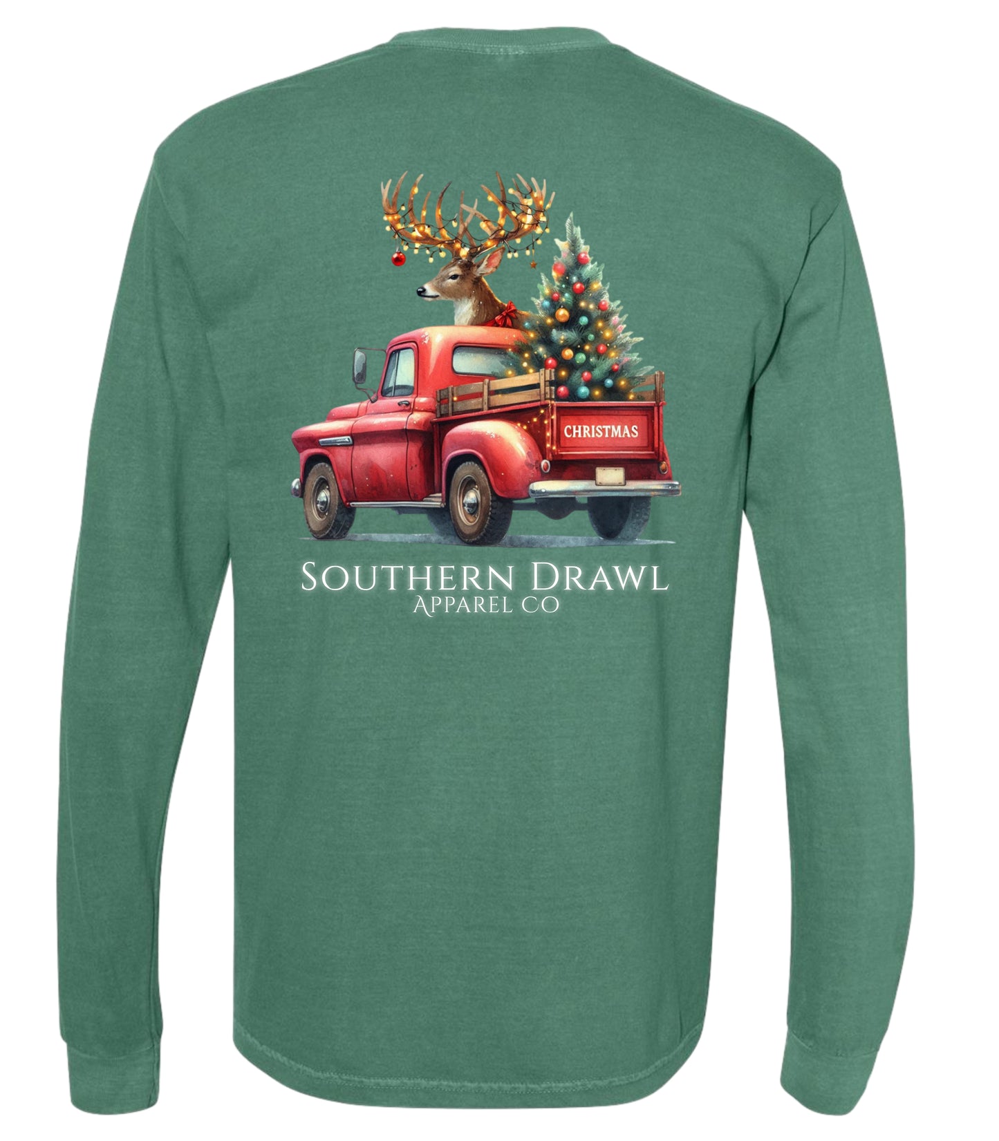 SD Christmas Reindeer Truck