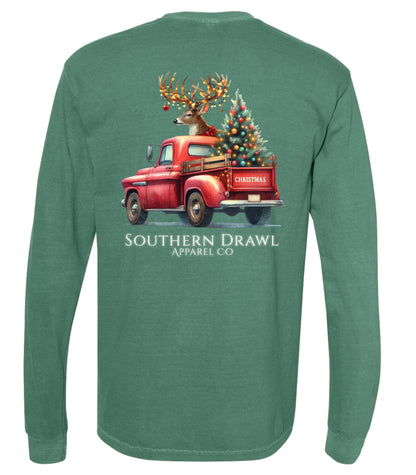 SD Christmas Reindeer Truck