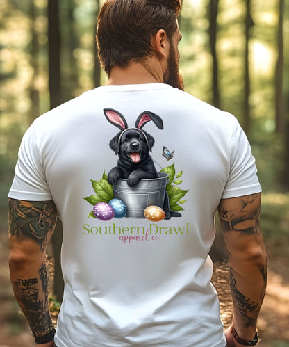 SD Easter Black Lab Bucket