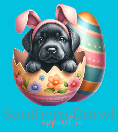 SD Easter Day Black Lab Egg