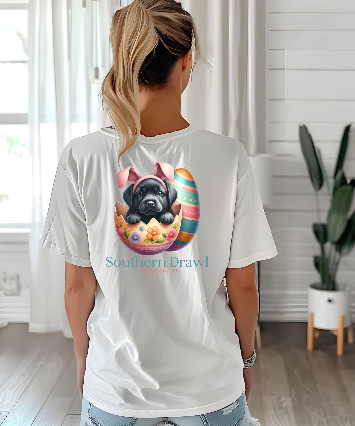 SD Easter Day Black Lab Egg