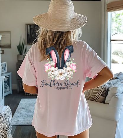 SD Floral Bunny Ears Easter Tee