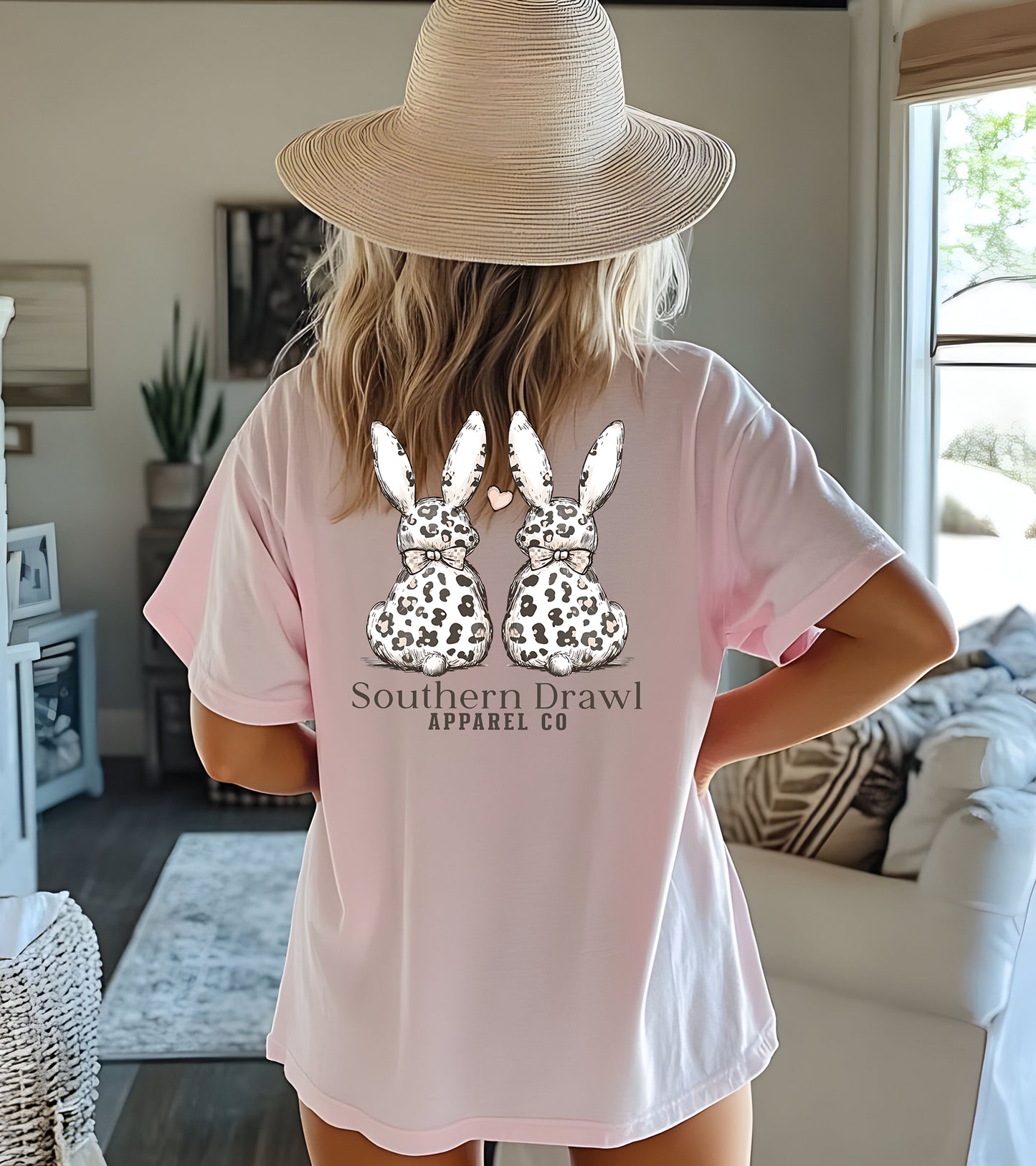 SD Leopard Bunnies Easter Tee