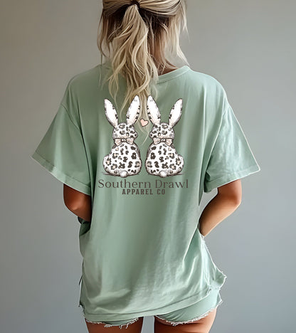 SD Leopard Bunnies Easter Tee