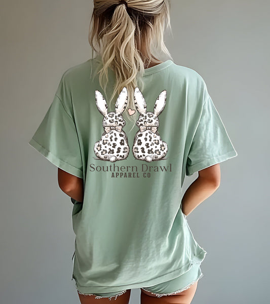 SD Leopard Bunnies Easter Tee