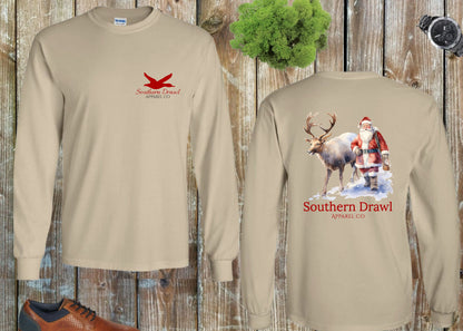 SD Christmas Reindeer Santa