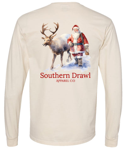 SD Christmas Reindeer Santa