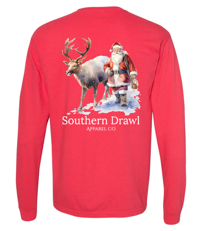 SD Christmas Reindeer Santa