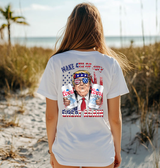 Trump Coors Light 4th of July Tee