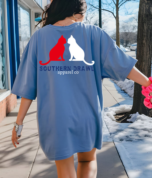 SD Red, White & Mew Tee