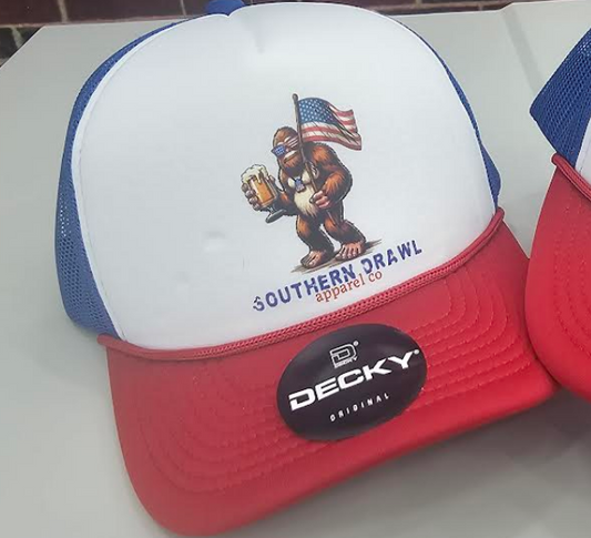 SD Bigfoot 4th of July Hat