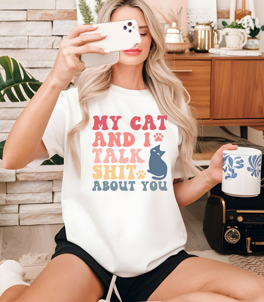MY CAT AND I TEE