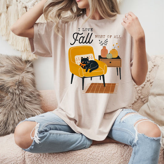 I Love Fall Most of All Tee