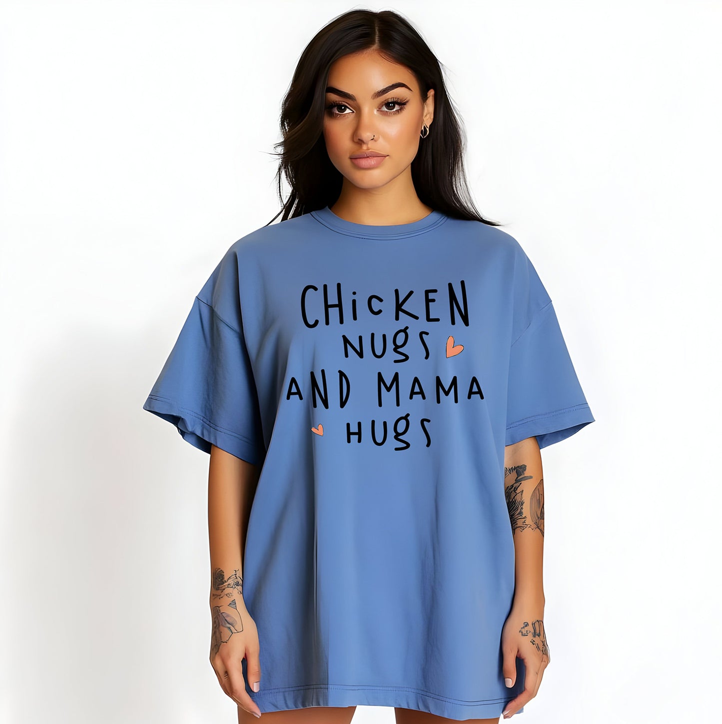 CHICKEN NUGS & MAMA HUGS TEE
