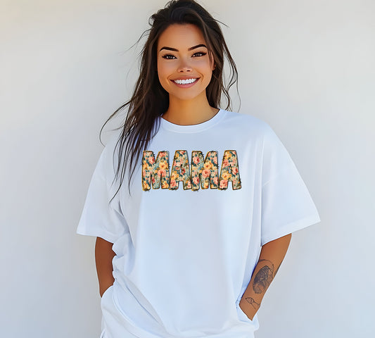 VINTAGE FLORAL MAMA TEE