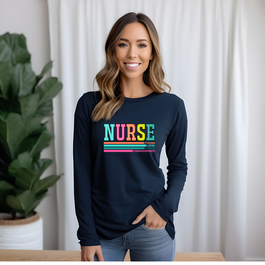 Colorful Strong Loyal Caring nurse